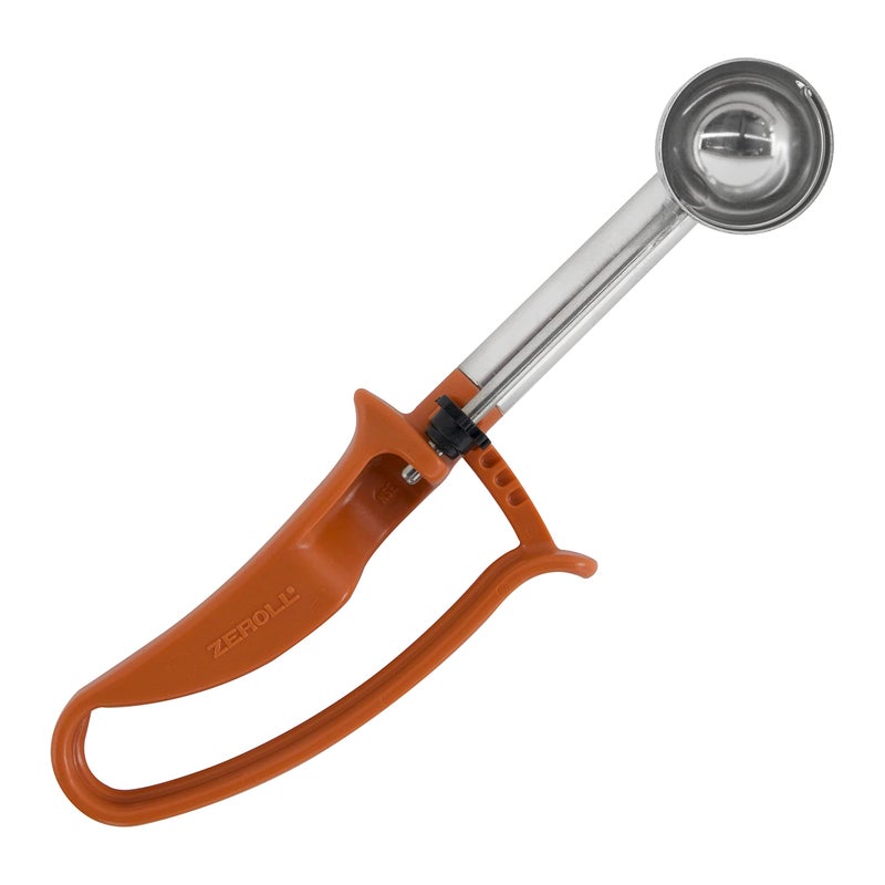 Zeroll Universal Extended Length EZ Disher Food Portion Control Scoop Designed for Right or Left Hand Use Dishwasher Safe  1 1/2-Inch  Rust - Image 1
